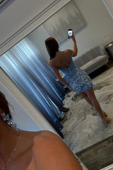 Elegant Off-Shoulder Lace Bodycon Homecoming Dress with Bow Waist