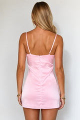 Light Pink Ruched Bust Spaghetti Straps Mini Homecoming Dress