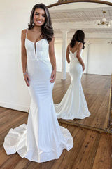 Shining Beaded Mermaid Prom Dress with Long Corset Bodice and Spaghetti Straps