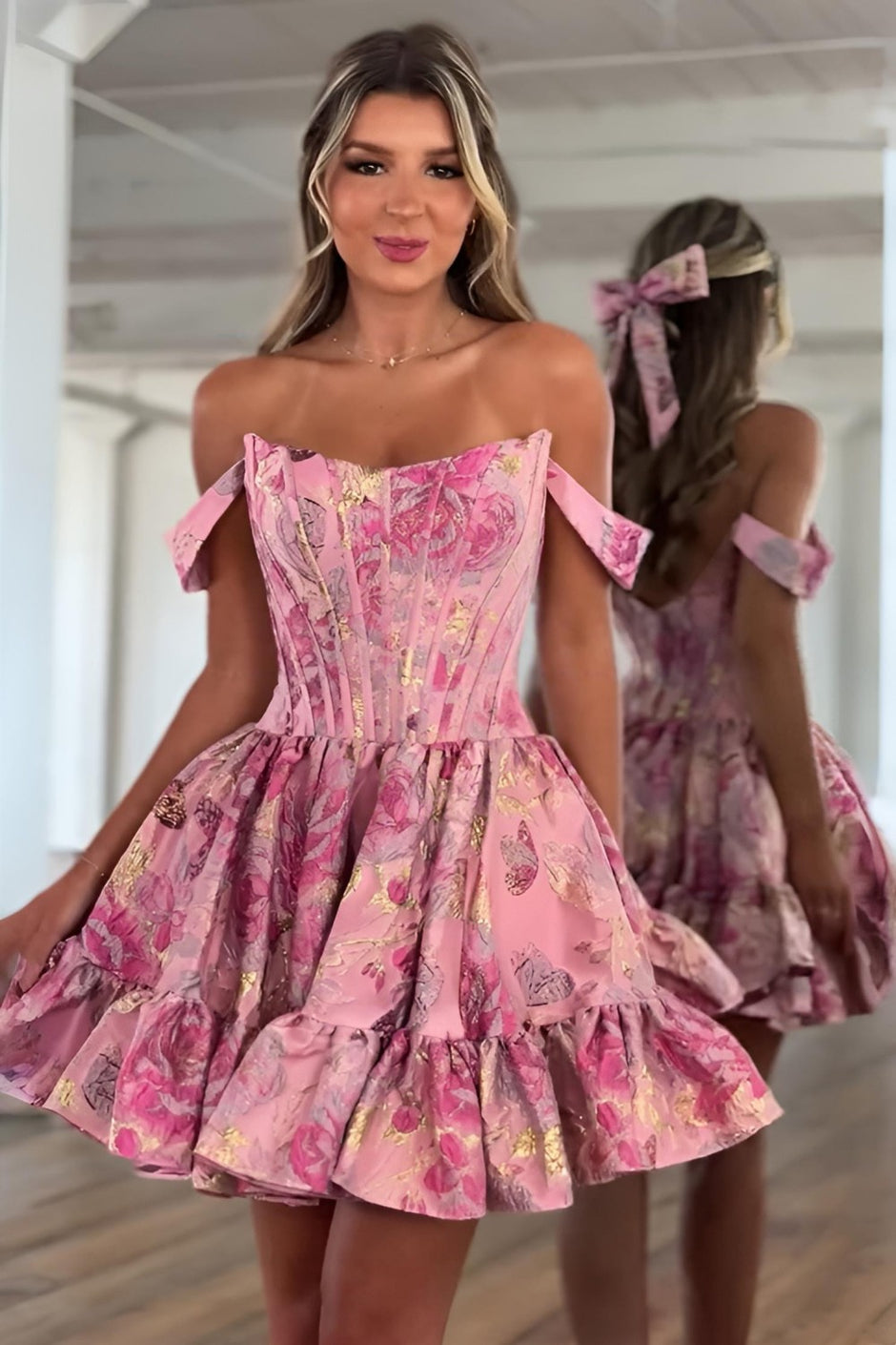 homecoming dresses von maur Short Homecoming Dress by LaDivine KV1089