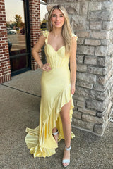 Gorgeous Navy Beaded Mermaid Prom Dress with Lace Up Detail and Front Slit