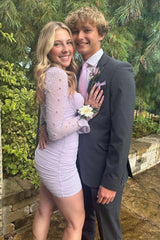 Trendy Sheath Sweetheart Yellow Short Homecoming Dress with Pearls