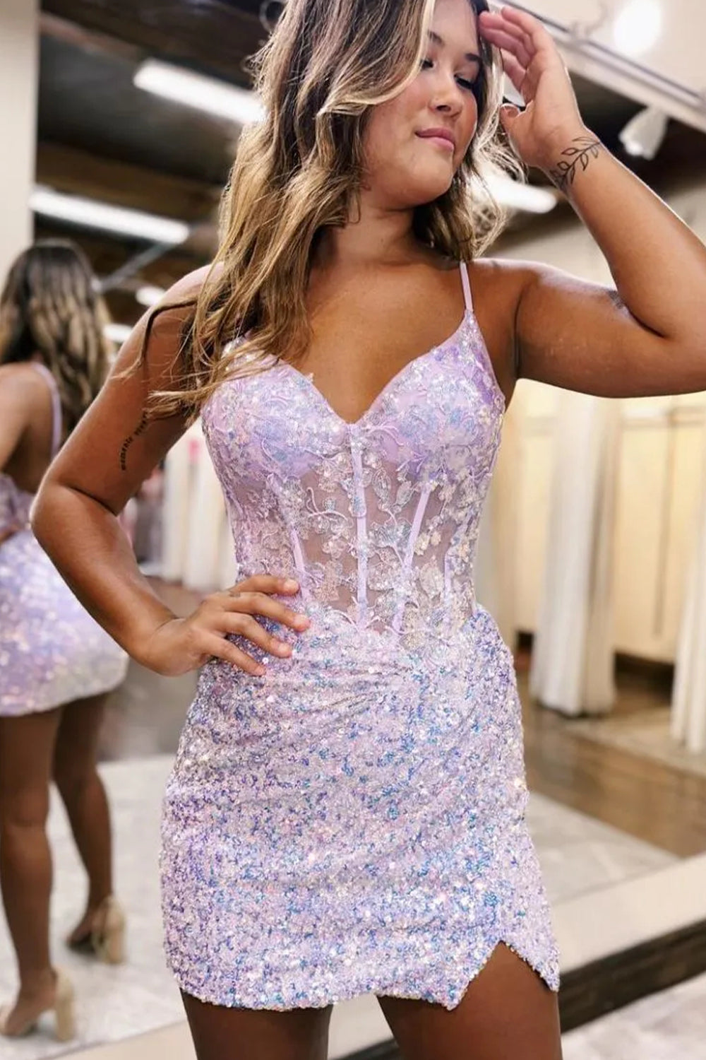 Furlla Women Stunning Sparkly Backless Spaghetti Straps Short Tight Sequin Dress Homecoming Dress Furlla Official Furlla Women Stunning Sparkly Backless Spaghetti Straps Short Tight Sequin Dress Homecoming Dress Furlla Official