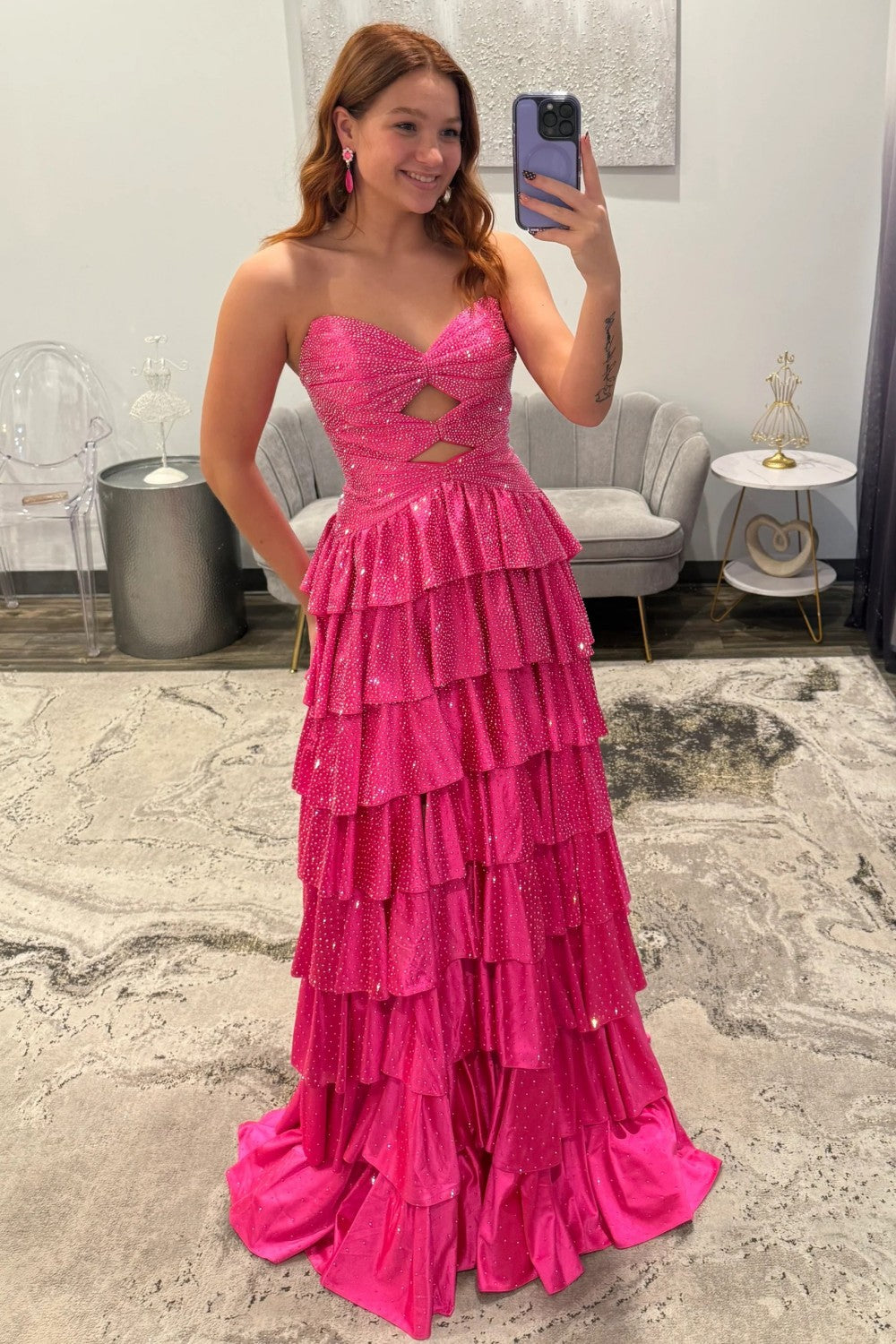 keyhole back prom dress Faviana Keyhole Open Back Prom Dress 11082